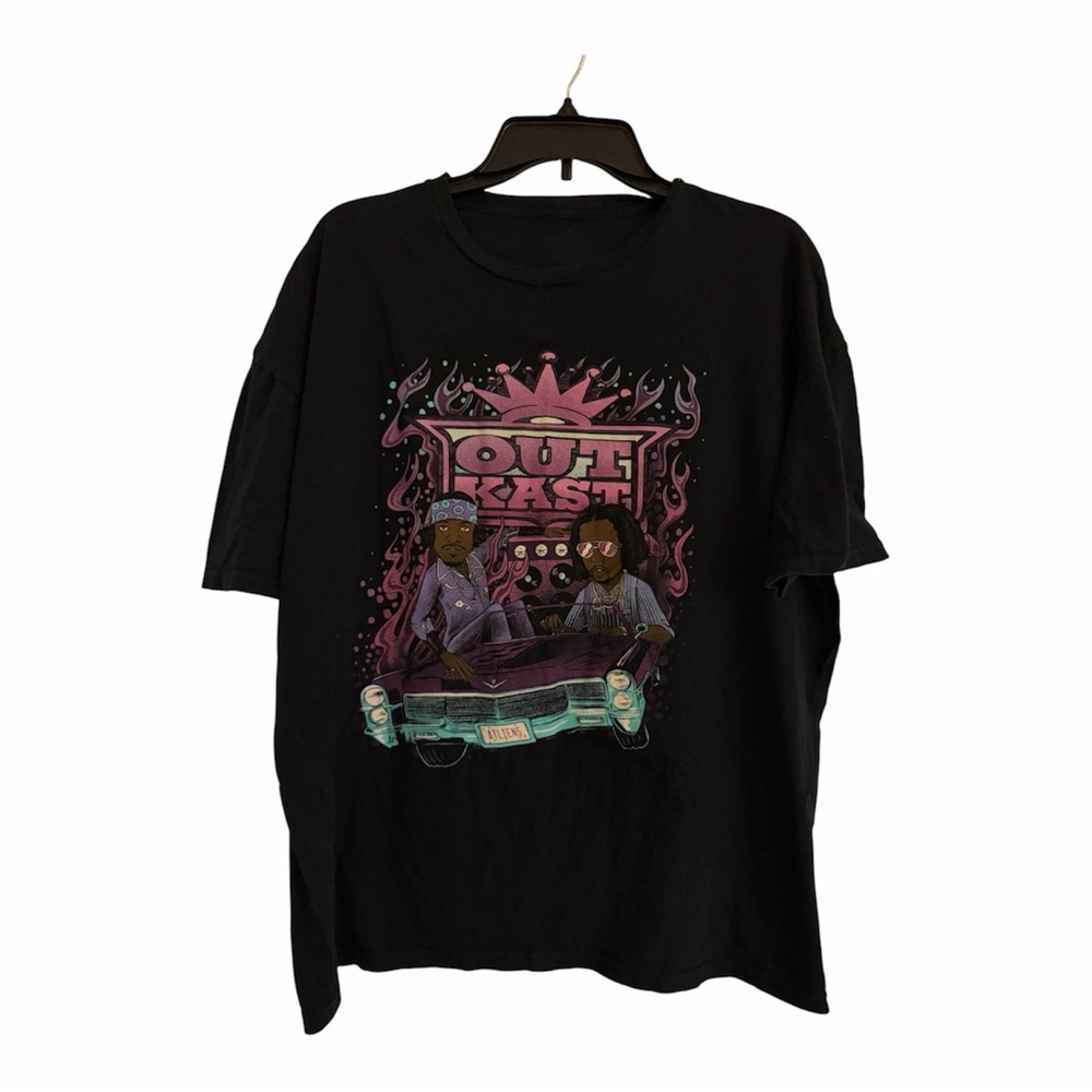 Outkast Graphic Black T-Shirt Size 2XL